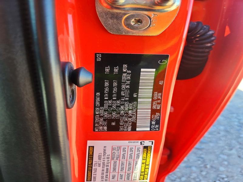 70507296 :رقم المزاد ، JTERU5JR7R6216536 vin ، 2024 Toyota 4runner مزاد بيع