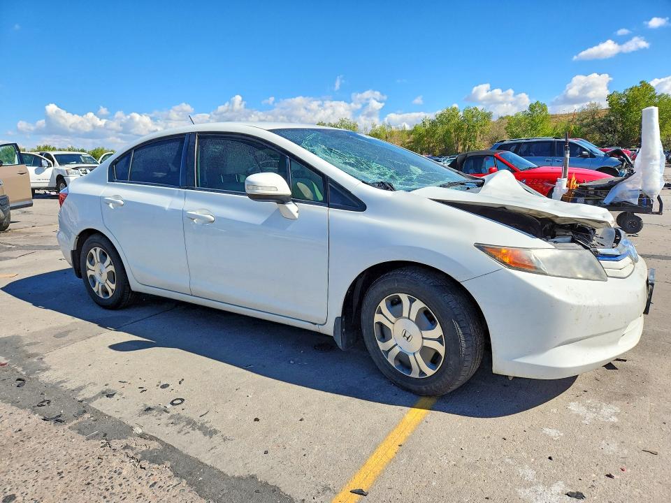 2012 Honda Civic მანქანა იყიდება აუქციონზე, vin: JHMFB4F23CS008654, აუქციონის ნომერი: 70262746