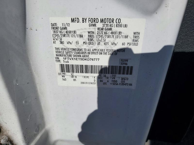 Продаж на аукціоні авто 2013 Ford F150, vin: 1FTVX1ET5DKD76777, номер лоту: 72505786