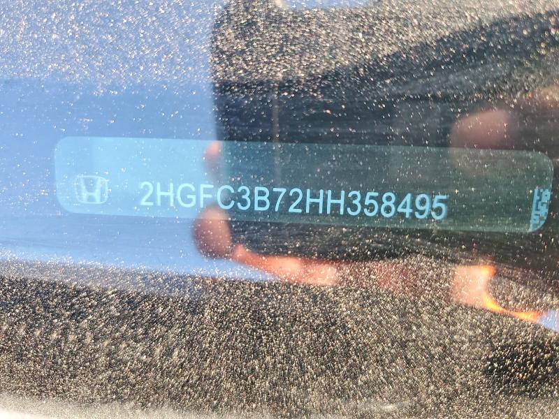 Продаж на аукціоні авто 2017 Honda Civic, vin: 2HGFC3B72HH358495, номер лоту: 70957206