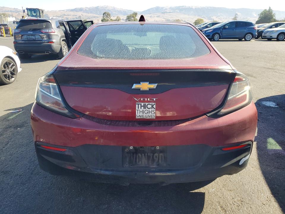 70923756 :رقم المزاد ، 1G1RC6S5XHU115230 vin ، 2017 Chevrolet Volt مزاد بيع