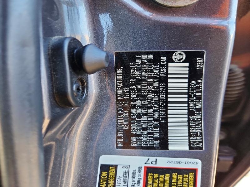 Aukcja sprzedaży 2014 Toyota Camry, vin: 4T1BF1FK7EU352218, numer aukcji: 71813836