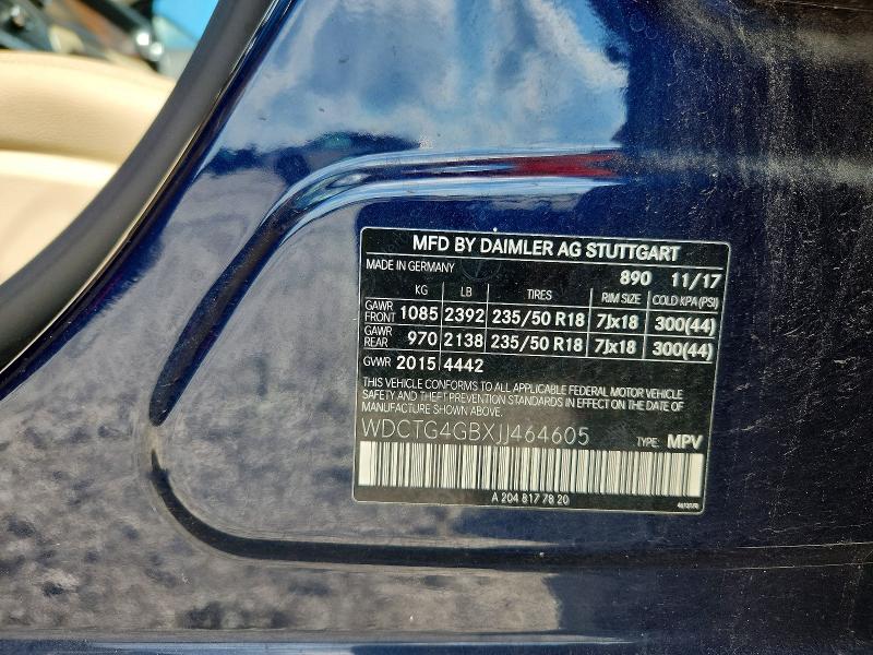 Продажа на аукционе авто 2018 Mercedes-benz Gla, vin: WDCTG4GBXJJ464605, номер лота: 66911426