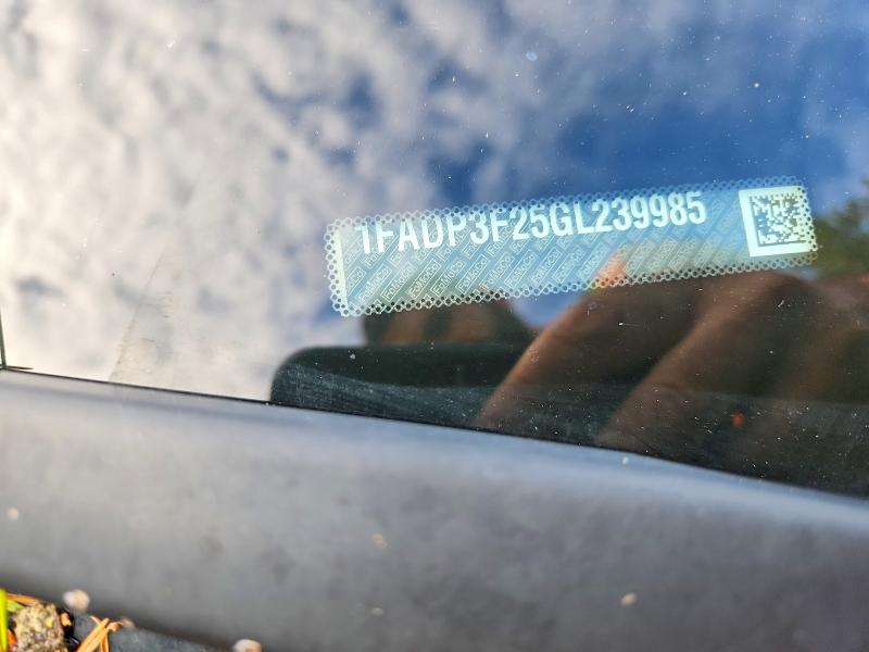 Aukcja sprzedaży 2016 Ford Focus, vin: 1FADP3F25GL239985, numer aukcji: 67958496