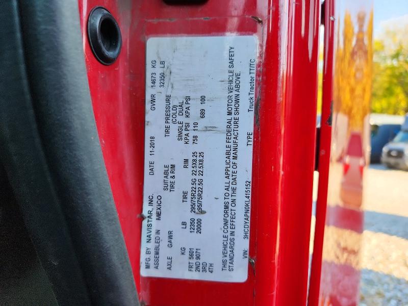 Aukcja sprzedaży 2019 International Lt625, vin: 3HCDYAPN0KL415152, numer aukcji: 70382356