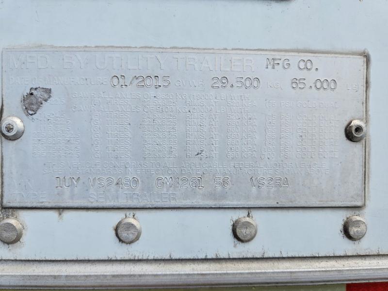 71289626 :رقم المزاد ، 1UYVS2480GM426156 vin ، 2016 Utility Trailer Vsra Reefe مزاد بيع