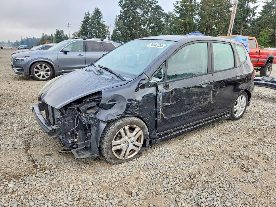 2007 Honda Fit მანქანა იყიდება აუქციონზე, vin: JHMGD38677S035595, აუქციონის ნომერი: 70347866