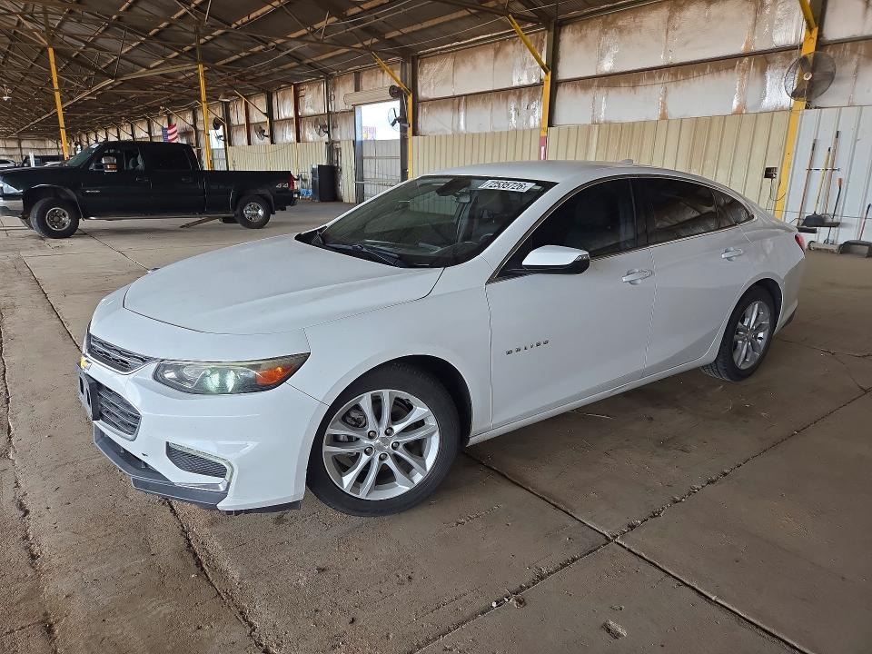 72535726 :رقم المزاد ، 1G1ZE5ST6GF301563 vin ، 2016 Chevrolet Malibu مزاد بيع