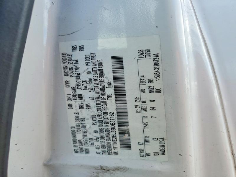 71610356 :رقم المزاد ، 1FTNE2EL5BDB37162 vin ، 2011 Ford Econoline مزاد بيع