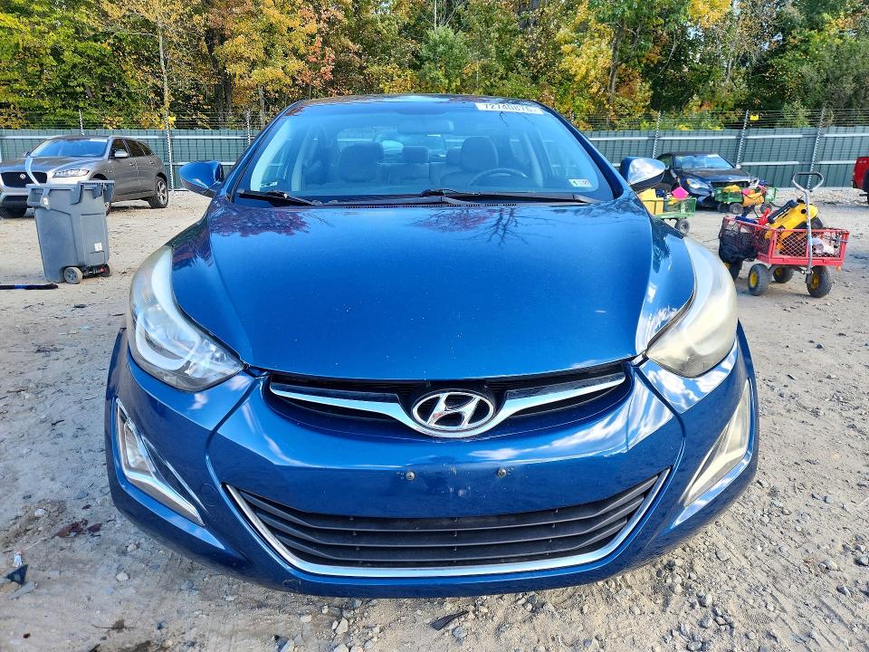 72740876 :رقم المزاد ، KMHDH4AE9FU248191 vin ، 2015 Hyundai Elantra مزاد بيع