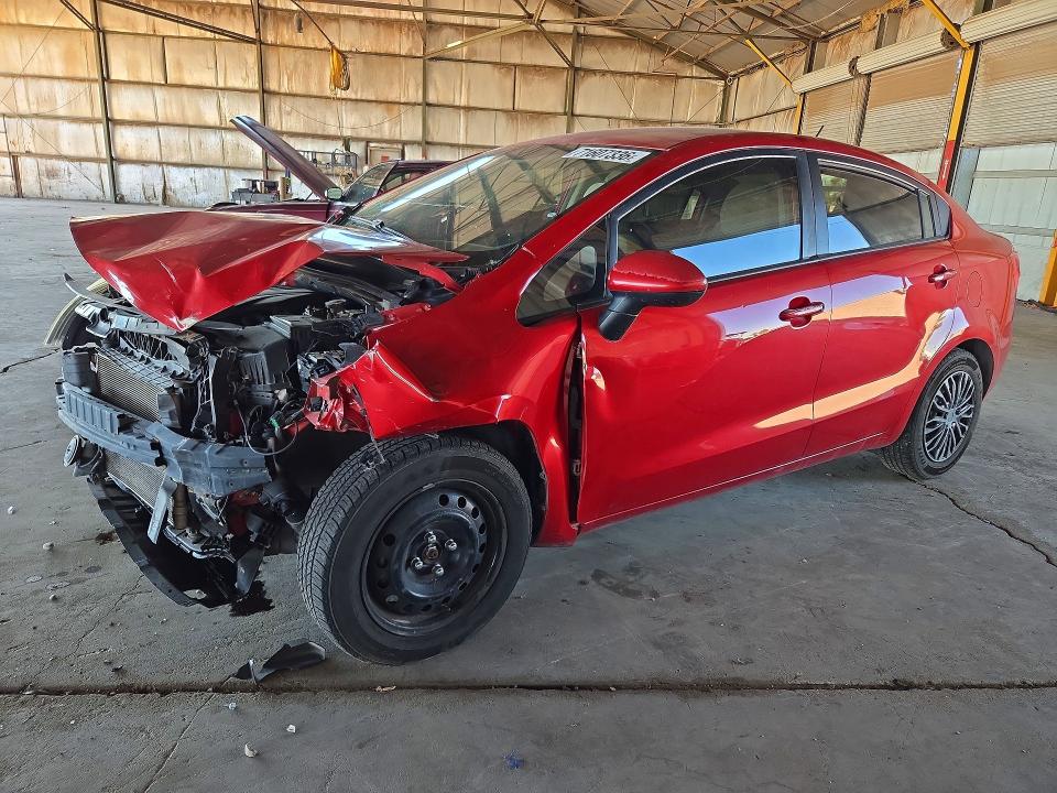 2013 Kia Rio მანქანა იყიდება აუქციონზე, vin: KNADM4A3XD6158190, აუქციონის ნომერი: 71607336