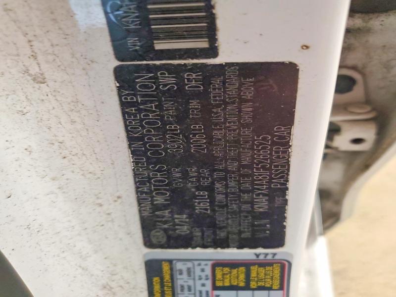 Aukcja sprzedaży 2015 Kia Forte, vin: KNAFX4A81F5266525, numer aukcji: 71424306