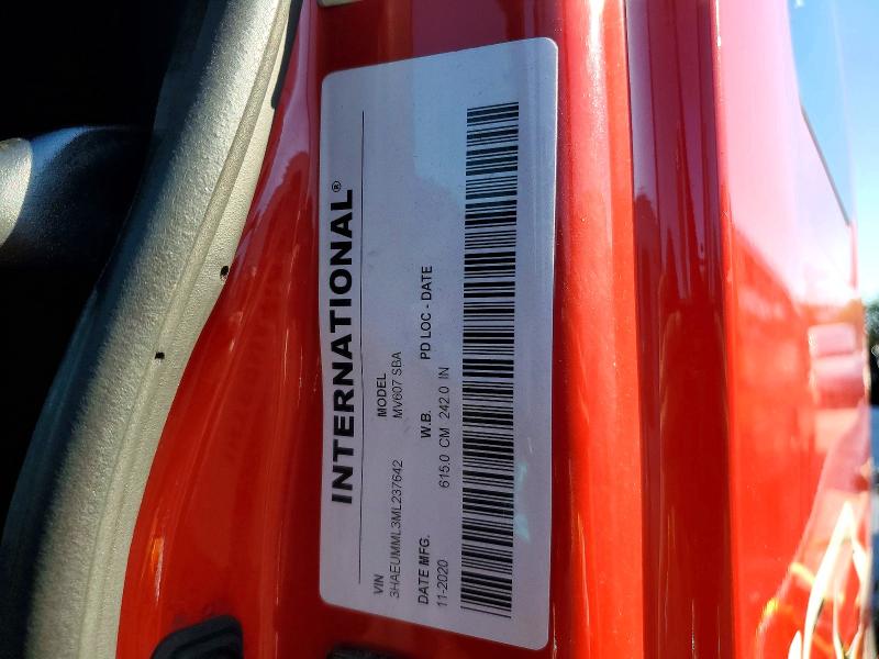 Продаж на аукціоні авто 2021 International Mv607, vin: 3HAEUMML3ML237642, номер лоту: 70372836