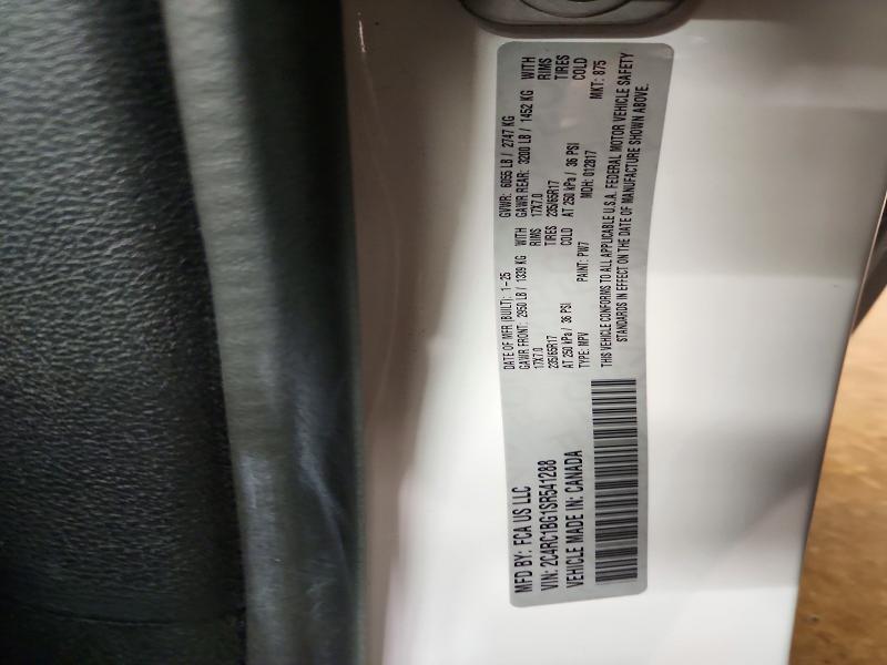 2025 Chrysler Pacifica მანქანა იყიდება აუქციონზე, vin: 2C4RC1BG1SR541288, აუქციონის ნომერი: 72444636
