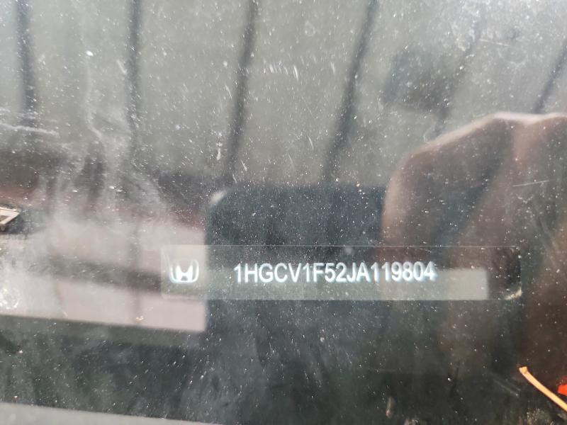 2018 Honda Accord მანქანა იყიდება აუქციონზე, vin: 1HGCV1F52JA119804, აუქციონის ნომერი: 70484646