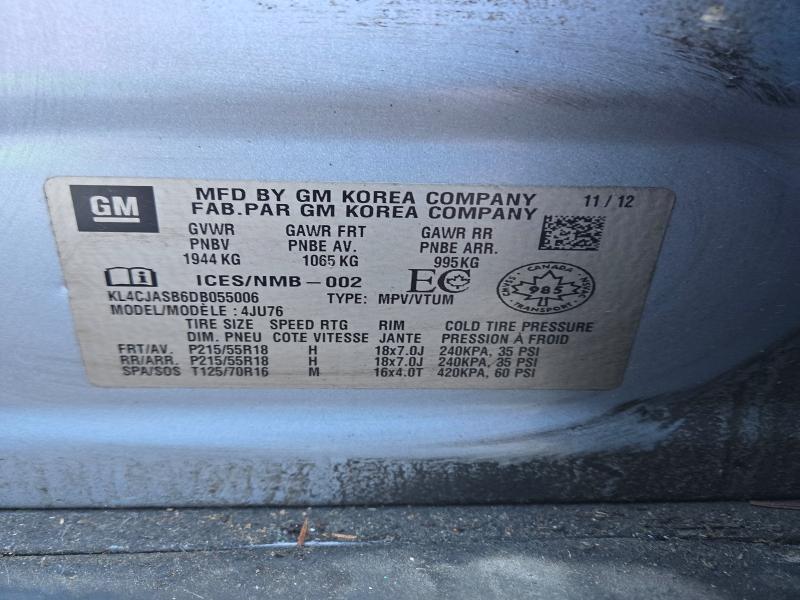 Aukcja sprzedaży 2013 Buick Encore, vin: KL4CJASB6DB055006, numer aukcji: 73534756
