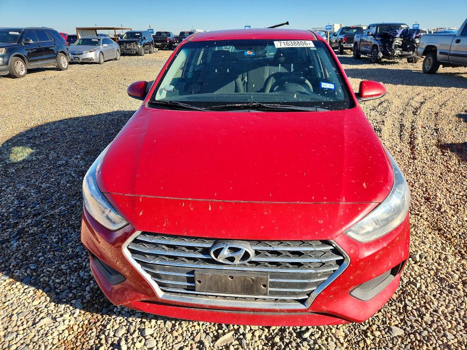 71638806 :رقم المزاد ، 3KPC24A66NE176910 vin ، 2022 Hyundai Accent مزاد بيع