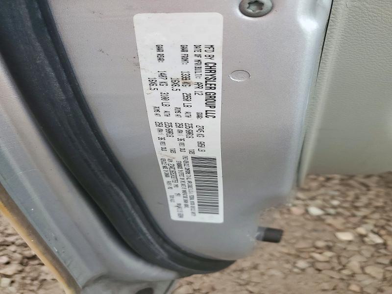 Продаж на аукціоні авто 2012 Chrysler Town & Country, vin: 2C4RC1BG5CR327759, номер лоту: 72927716
