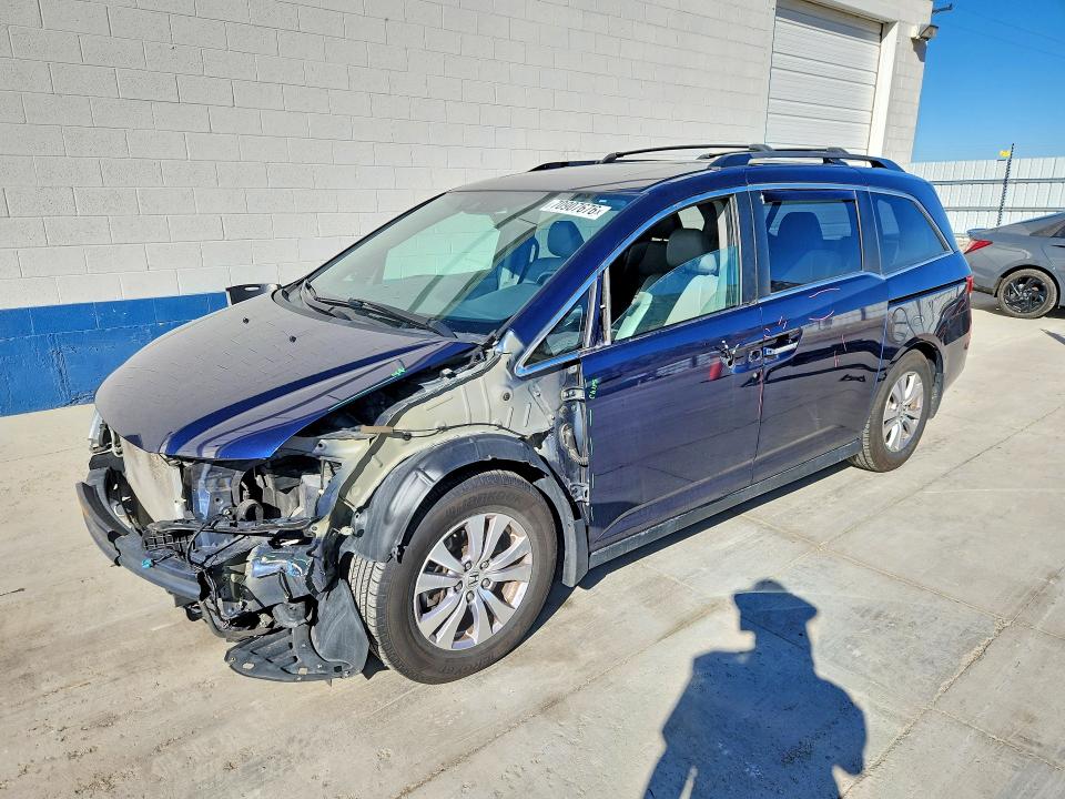 70907676 :رقم المزاد ، 5FNRL5H60FB096016 vin ، 2015 Honda Odyssey مزاد بيع