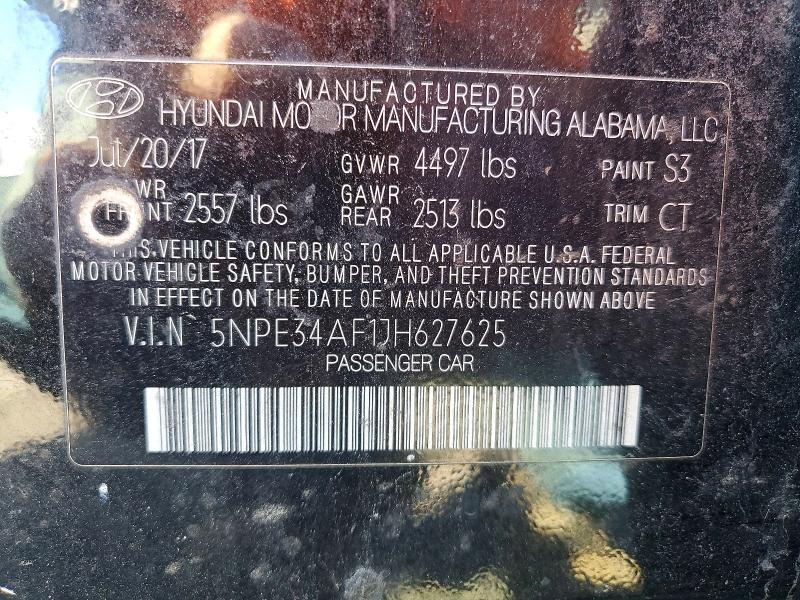 Aukcja sprzedaży 2018 Hyundai Sonata, vin: 5NPE34AF1JH627625, numer aukcji: 71467596