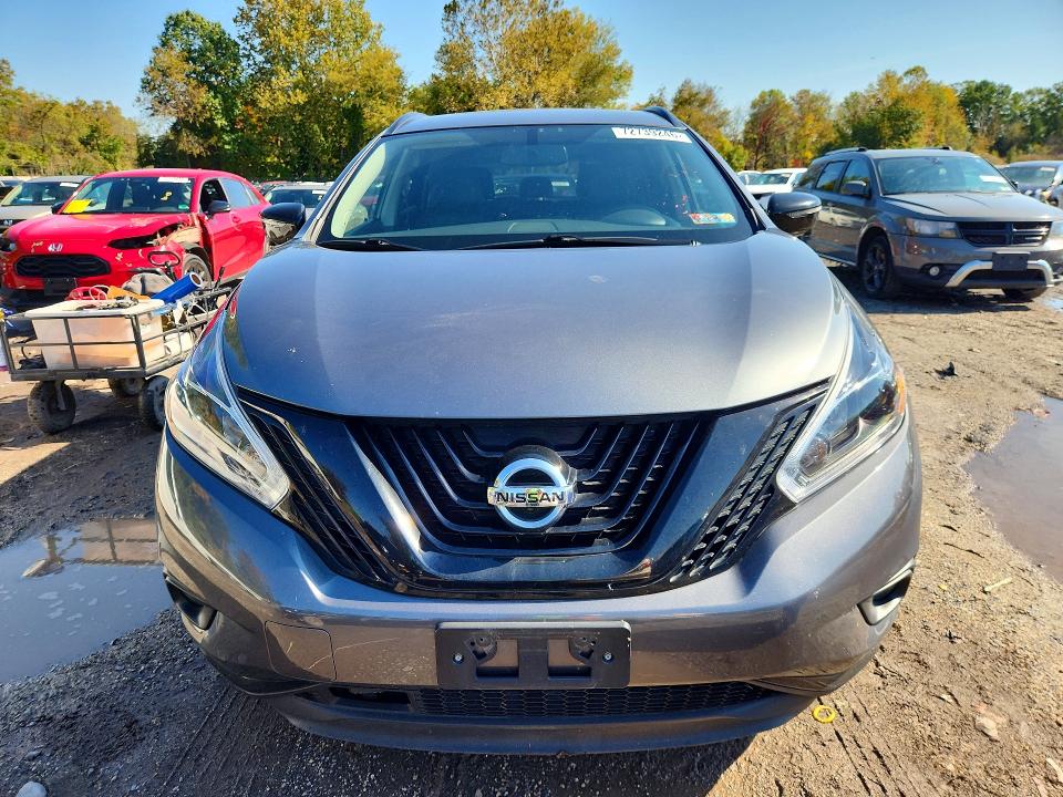 Продаж на аукціоні авто 2018 Nissan Murano, vin: 5N1AZ2MHXJN192159, номер лоту: 72739246