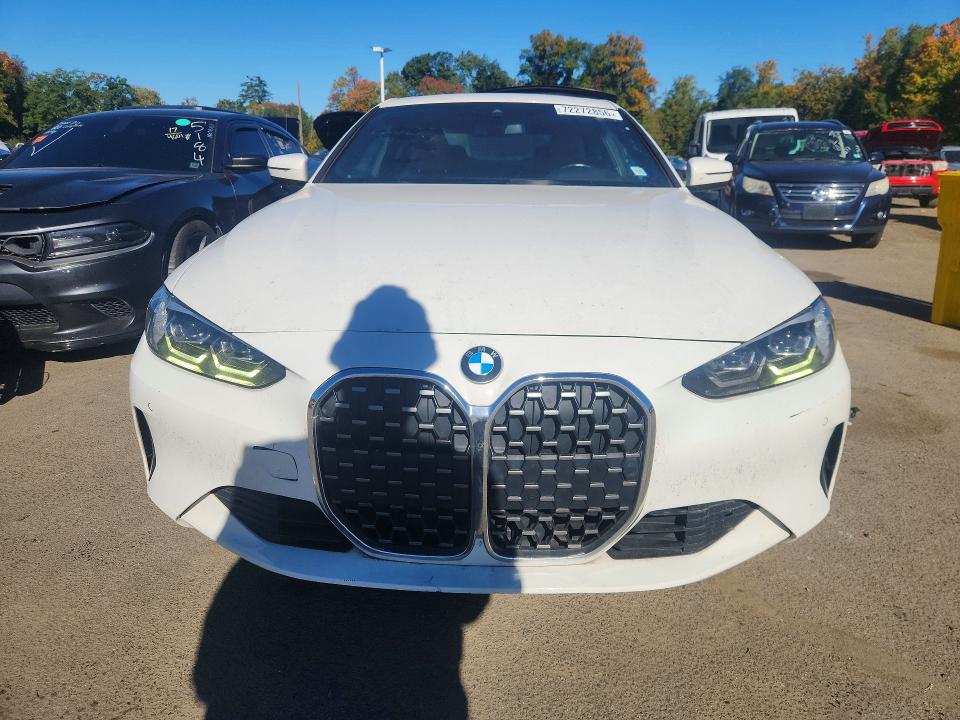 2021 Bmw 430xi მანქანა იყიდება აუქციონზე, vin: WBA73AP04MCF85249, აუქციონის ნომერი: 72272856