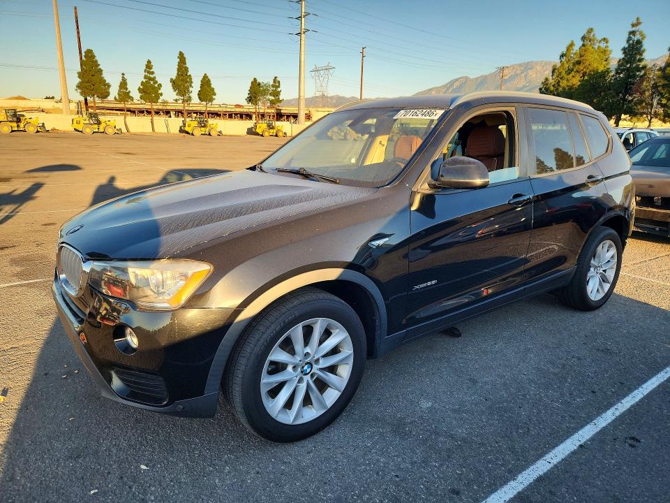 Auction sale of the 2016 Bmw X3, vin: 5UXWX9C57G0D82282, lot number: 70162486