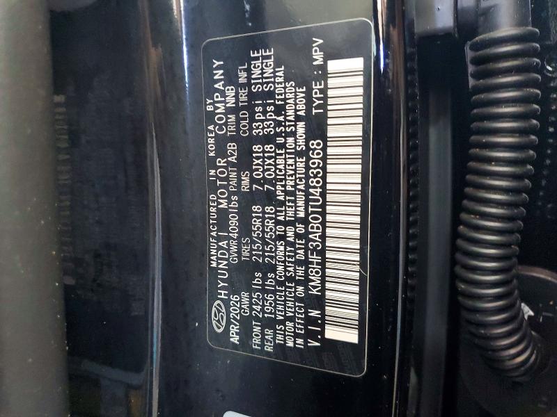 Aukcja sprzedaży 2026 Hyundai Kona, vin: KM8HF3AB0TU483968, numer aukcji: 72232156
