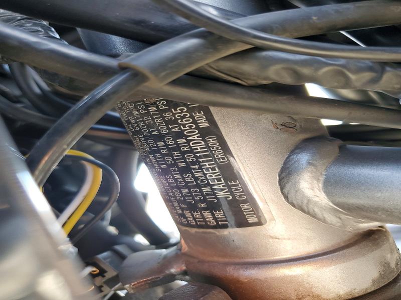 Aukcja sprzedaży 2017 Kawasaki Er650, vin: JKAEREH11HDA05635, numer aukcji: 71748956
