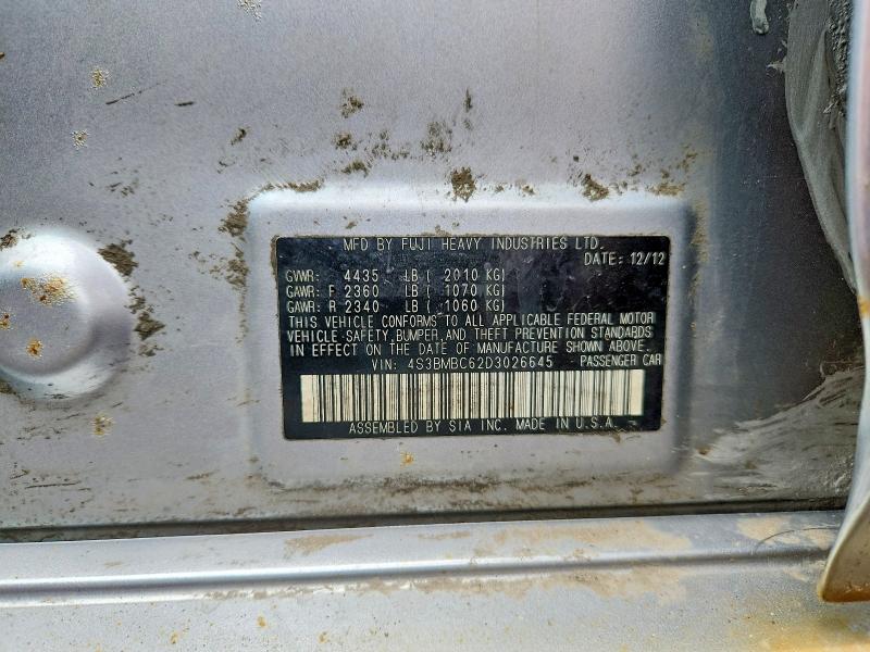 Продаж на аукціоні авто 2013 Subaru Legacy, vin: 4S3BMBC62D3026645, номер лоту: 70073636