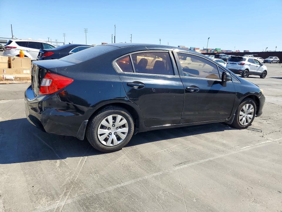 Продаж на аукціоні авто 2012 Honda Civic, vin: 2HGFB2F59CH568414, номер лоту: 72413296