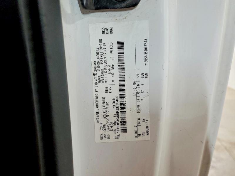 Aukcja sprzedaży 2019 Ford F350, vin: 1FDRF3G66KEE36466, numer aukcji: 69994916