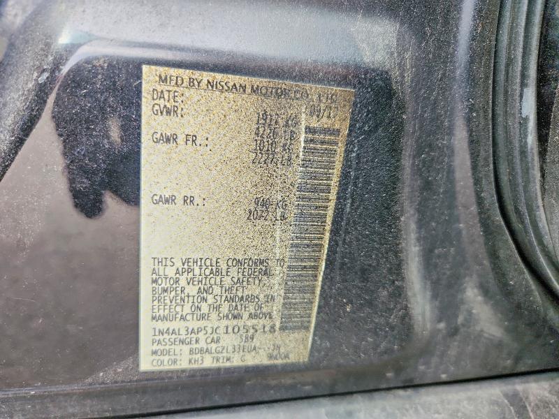 Продажа на аукционе авто 2018 Nissan Altima, vin: 1N4AL3AP5JC105518, номер лота: 71195906