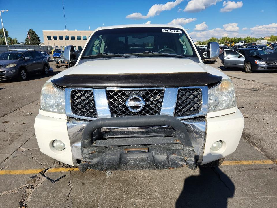 2005 Nissan Titan მანქანა იყიდება აუქციონზე, vin: 1N6AA07B65N528190, აუქციონის ნომერი: 70747716