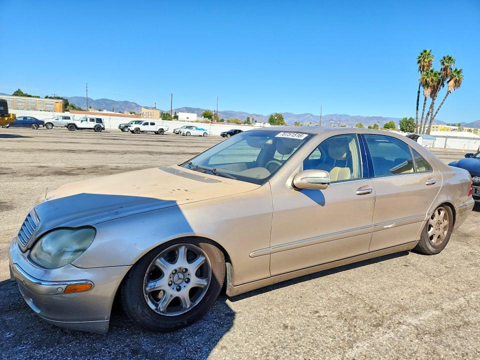 2000 Mercedes-benz S მანქანა იყიდება აუქციონზე, vin: WDBNG75J4YA134459, აუქციონის ნომერი: 70751516