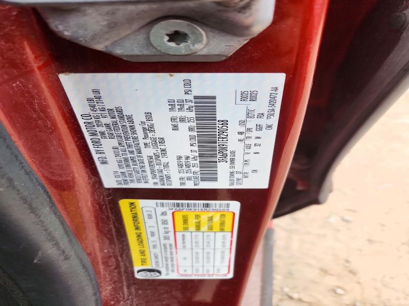 2014 Ford Fusion მანქანა იყიდება აუქციონზე, vin: 3FA6P0K91ER290568, აუქციონის ნომერი: 66529076