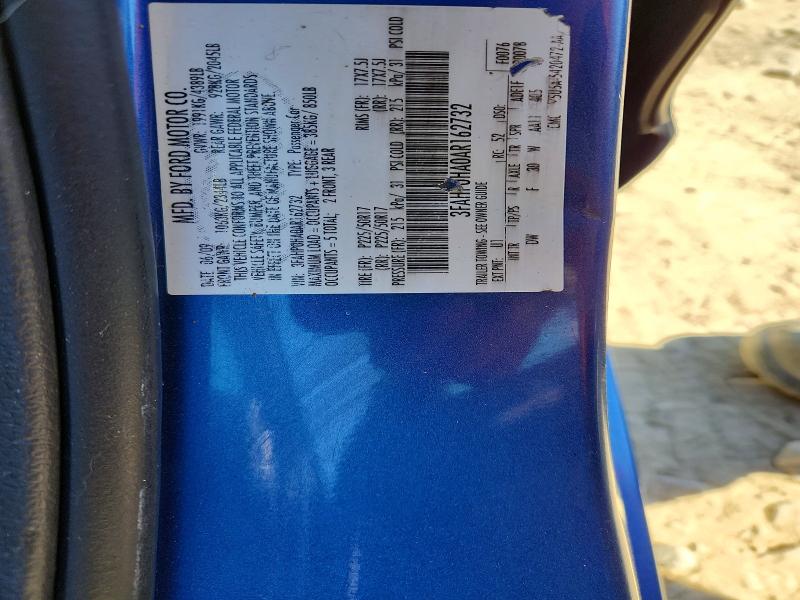 71768446 :رقم المزاد ، 3FAHP0HA0AR162732 vin ، 2010 Ford Fusion مزاد بيع