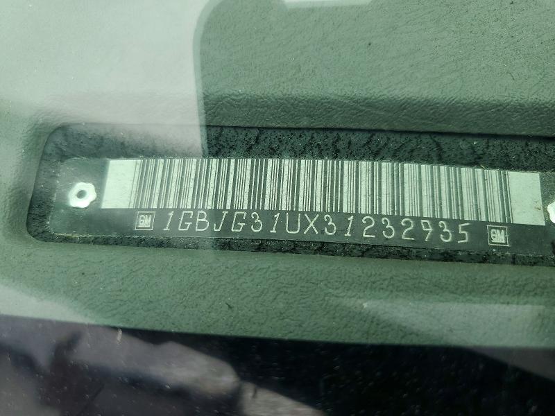 Auction sale of the 2003 Chevrolet Express, vin: 1GBJG31UX31232935, lot number: 69908746