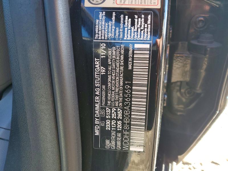Продажа на аукционе авто 2011 Mercedes-benz E, vin: WDDHF8HB0BA365691, номер лота: 72573316