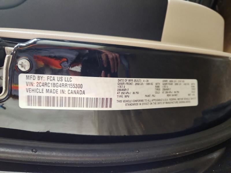 Продаж на аукціоні авто 2024 Chrysler Pacifica, vin: 2C4RC1BG4RR155300, номер лоту: 71847716