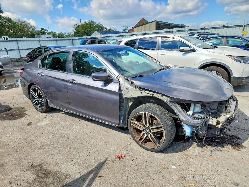 71140226 :رقم المزاد ، 1HGCR2F57GA152445 vin ، 2016 Honda Accord مزاد بيع