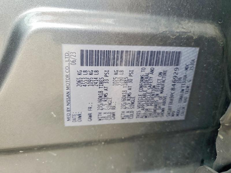 Продаж на аукціоні авто 2023 Nissan Rogue, vin: 5N1BT3BA9PC846929, номер лоту: 71295606