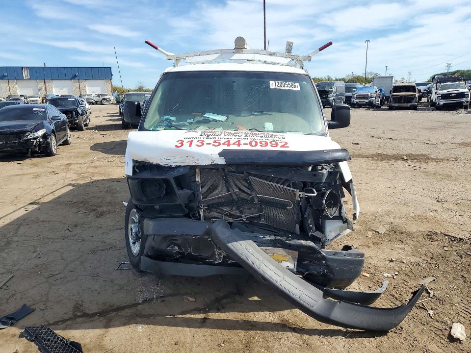 Aukcja sprzedaży 2017 Chevrolet Express G2500, vin: 1GCWGAFF2H1122176, numer aukcji: 72005586