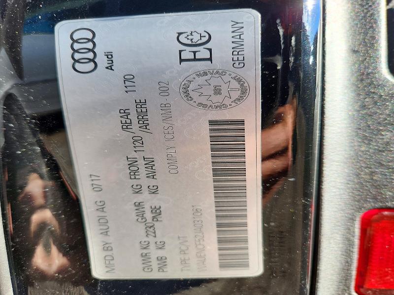 Продажа на аукционе авто 2018 Audi A5, vin: WAUENCF52JA031061, номер лота: 69220726
