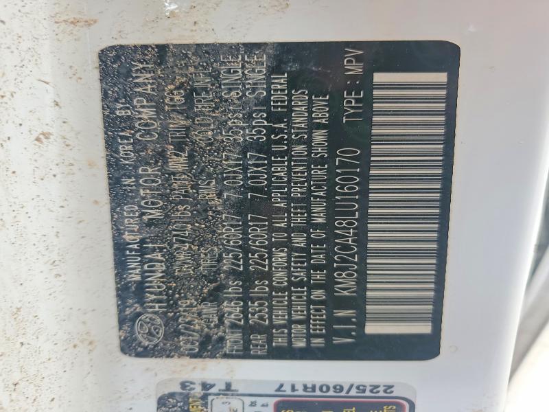 Продаж на аукціоні авто 2020 Hyundai 4dr, vin: KM8J2CA48LU160170, номер лоту: 71769146
