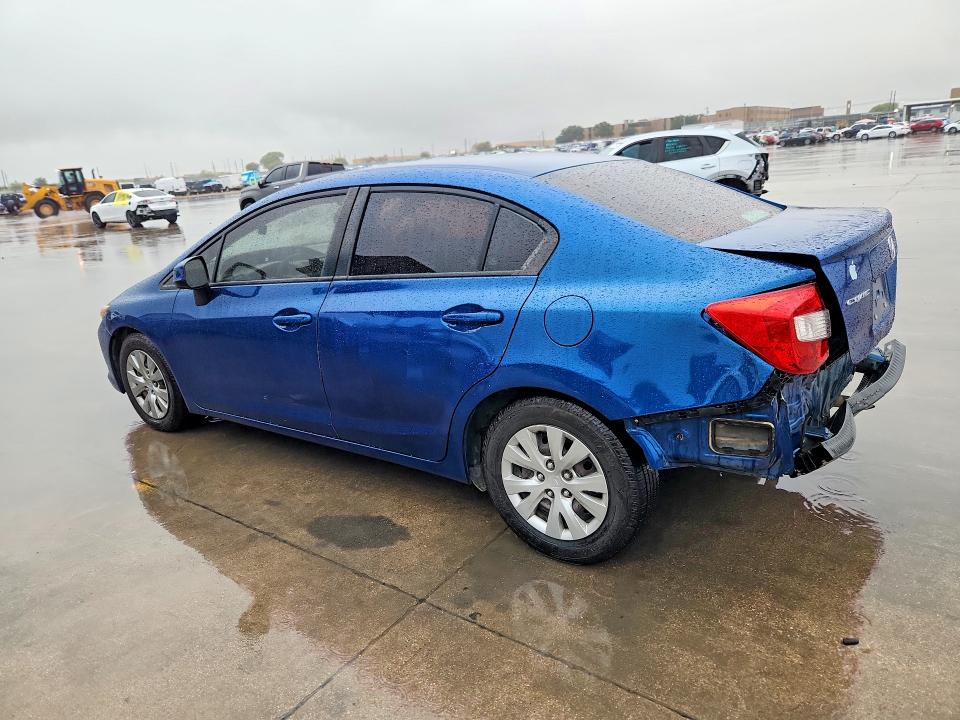 2012 Honda Civic მანქანა იყიდება აუქციონზე, vin: 19XFB2F51CE061968, აუქციონის ნომერი: 71488876