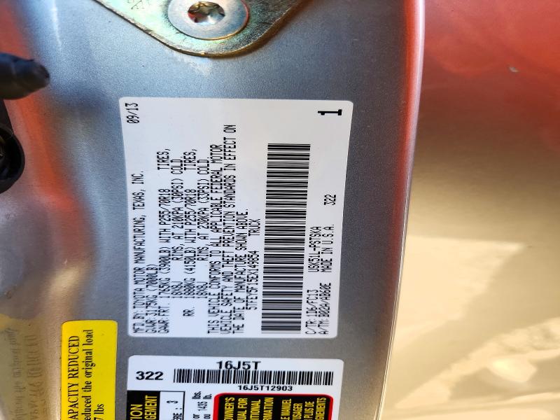 Продажа на аукционе авто 2014 Toyota Tundra, vin: 5TFEY5F15EX149854, номер лота: 71605196