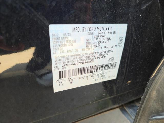 72712356 :رقم المزاد ، 2FMPK4J97PBA47656 vin ، 2023 Ford Edge مزاد بيع