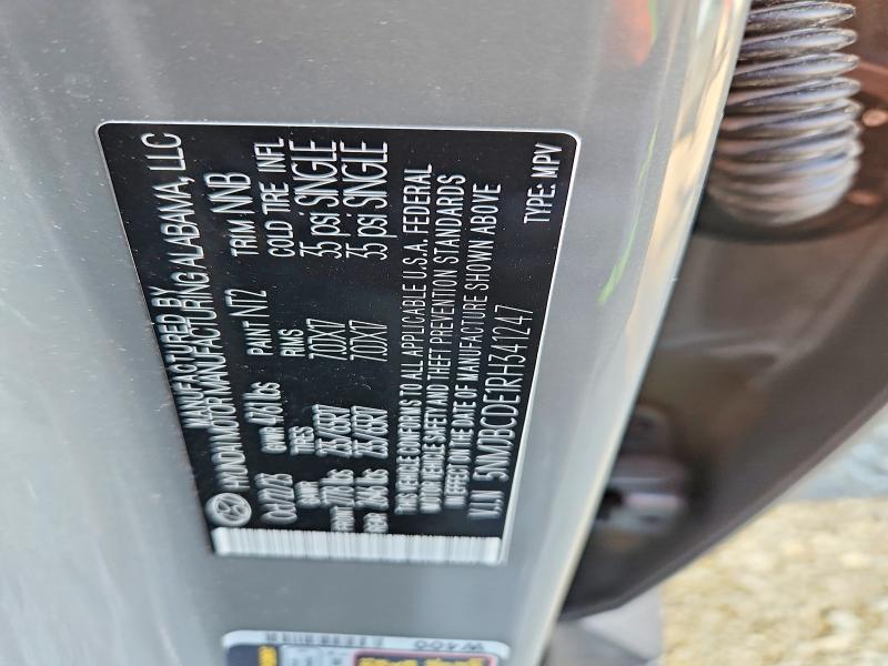 Aukcja sprzedaży 2024 Hyundai Tucson, vin: 5NMJBCDE1RH341247, numer aukcji: 72031386