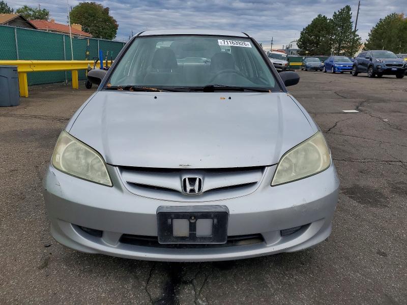 2004 Honda Civic მანქანა იყიდება აუქციონზე, vin: 2HGES16384H533532, აუქციონის ნომერი: 71163926